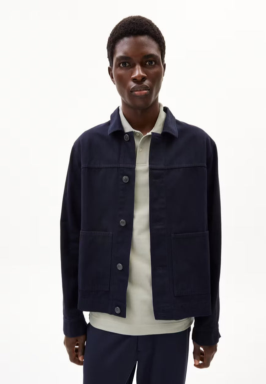 SS25 - ARMEDANGELS - Straavo Jacket in Night Sky - front 1 