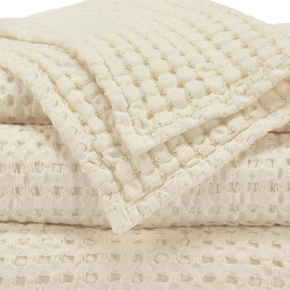 SS25 - Abyss & Habidecor - Pousada Waffle Towel | Ecru 101 - display 1 