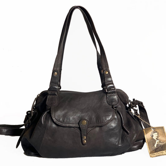 Aunts & Uncles - SS24 - Lemon Jelly Shoulder Leather Bag in Turf - display front 1