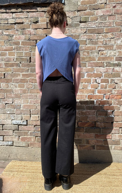 SS25 - Cokluch - Bayang Top in Harper Ocean - back 5
