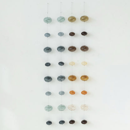 SS25 - Creative co-op - Hand-Blown Glass Bubble Garland | Brown | 47.25" - display 2