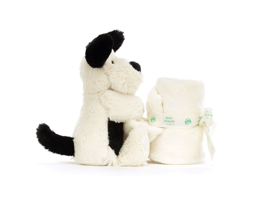 SS25 - Jellycat - Bashful Black & Cream Puppy | Soother - side 4 