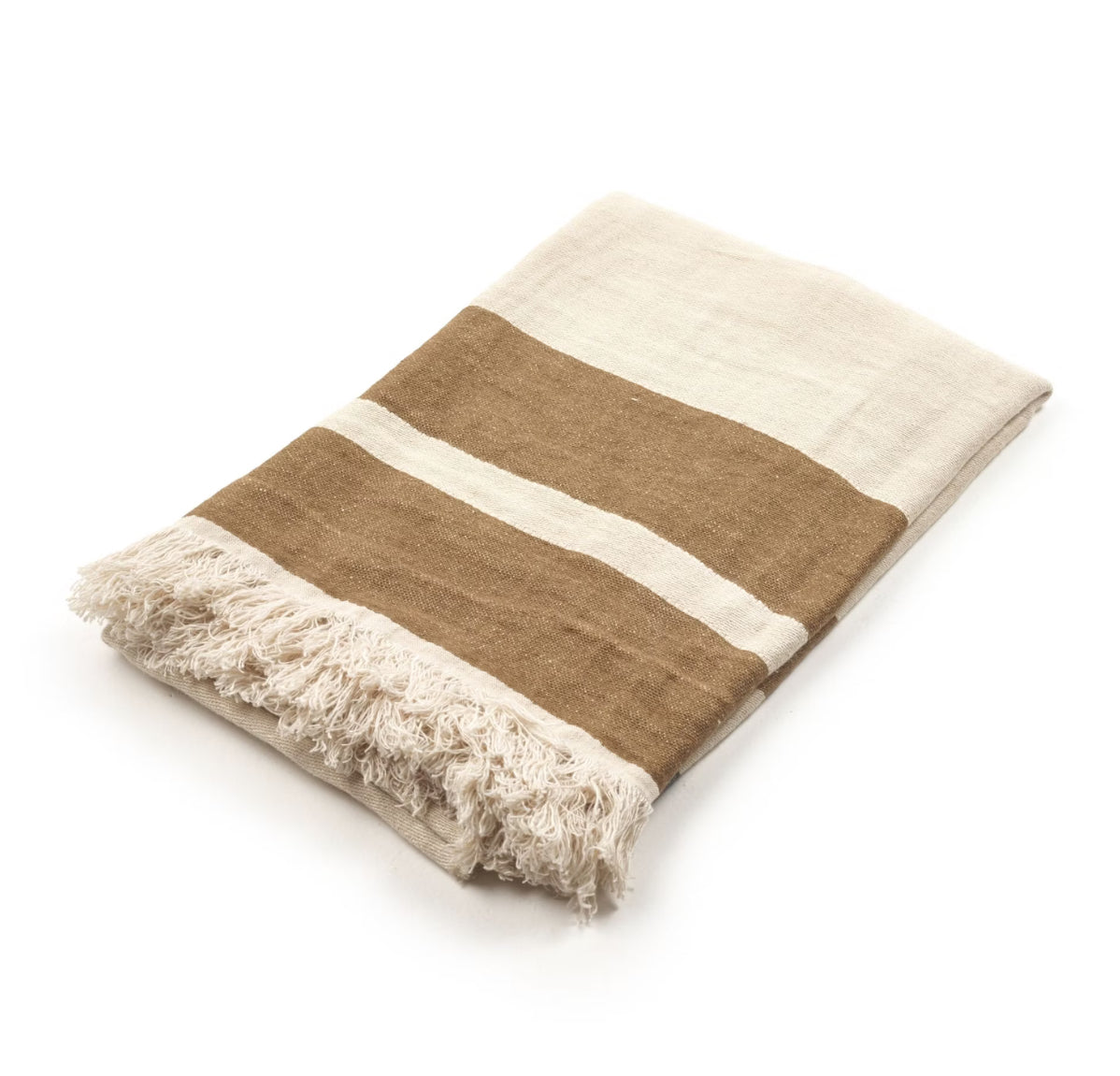 SS25 - Libeco - Belgian Linen Fouta | 43x71" | Dakota Stripe - folded 5