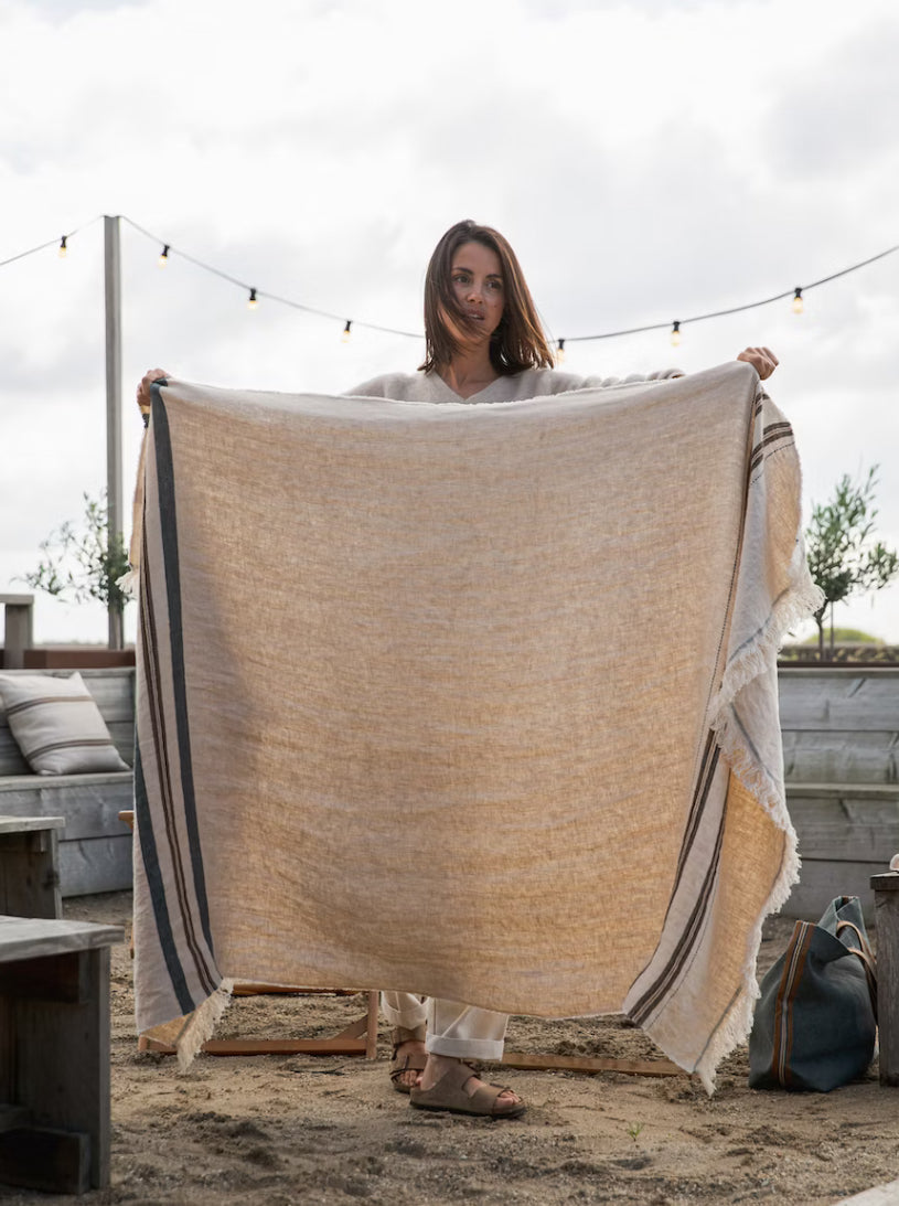 SS25 - Libeco - Belgian Linen Fouta | 43x71" | Tinos - lifestyle 2 