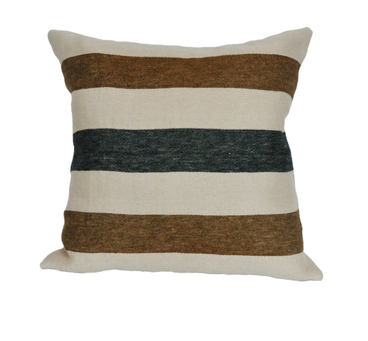SS25 - Libeco - Belgian Pillow Cover | 20x20" | Dakota Stripe - display 1 