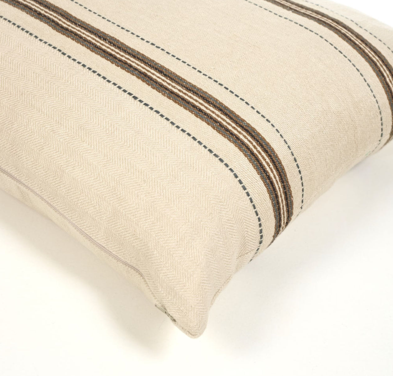 SS25 - Libeco - Belgian Pillow Cover | 20x20" | Tinos - close up 4 