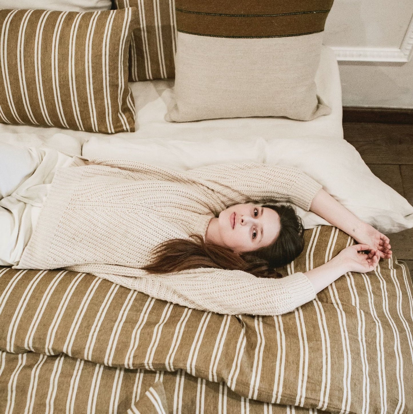 Libeco Canal Stripe Bedding Collection