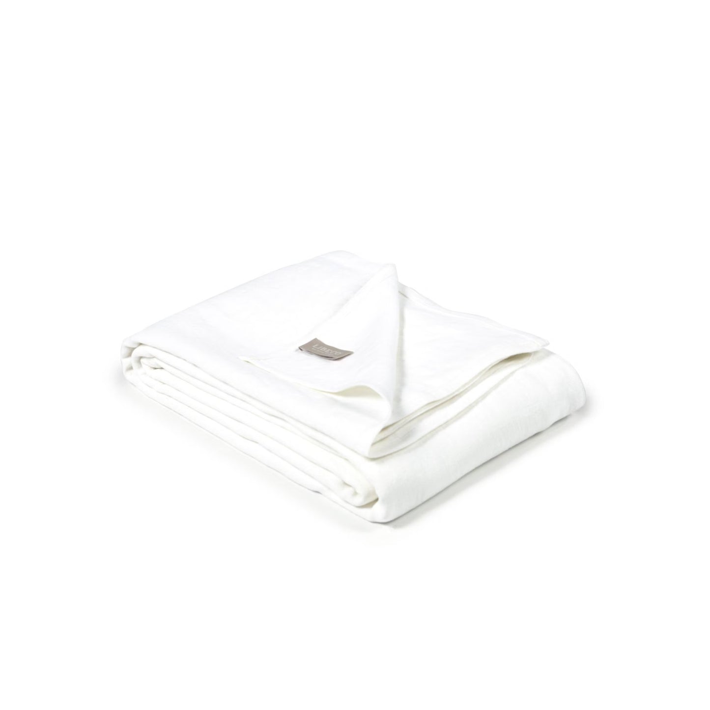 Libeco Hudson Blanket in Optic White