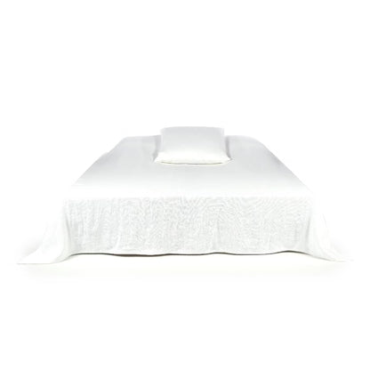 Libeco Hudson Blanket in Optic White