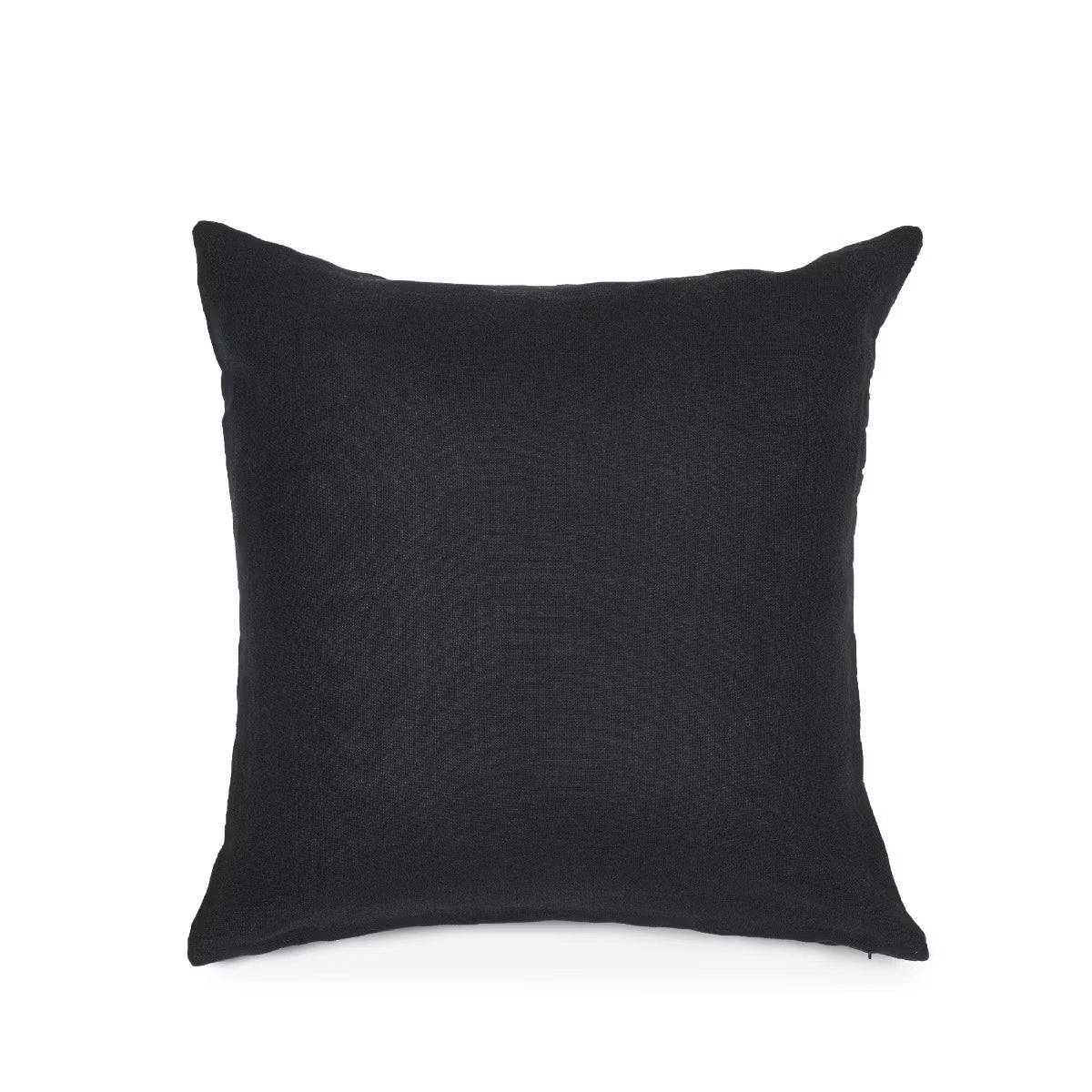 Libeco Hudson Pillow Cover in Black, 20x20
