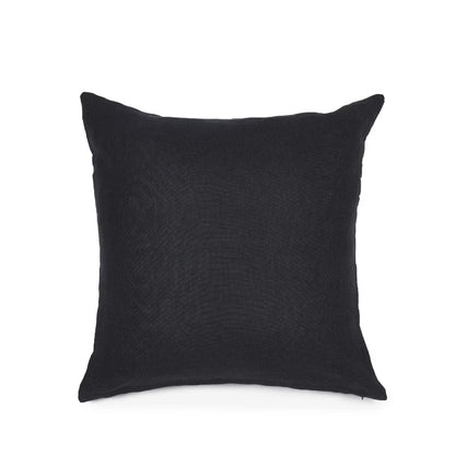 Libeco Hudson Pillow Cover in Black, 20x20