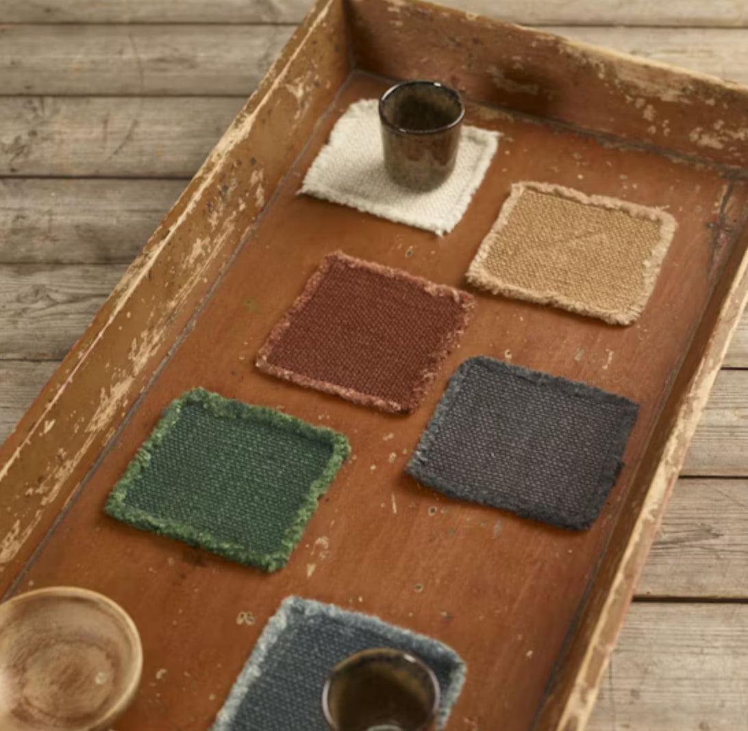 SS25 - Libeco - Jasper Coaster | 4 PC Set | Ginger - lifestyle 2 