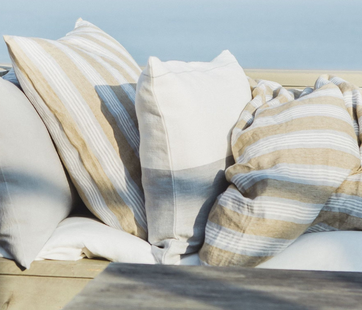 SS25 - Libeco - Maora Stripe Linen | Pillow Case Pair | King - lifestyle 4