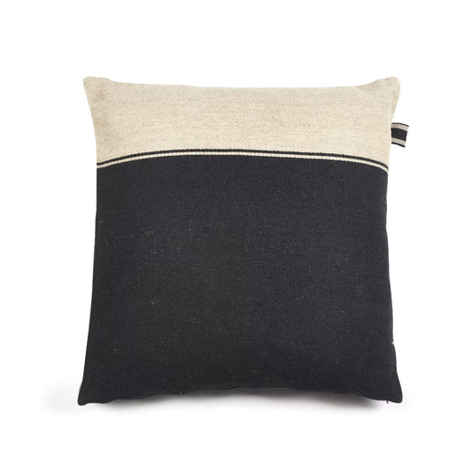 Libeco Marshall Pillow Cover in Black Flax
