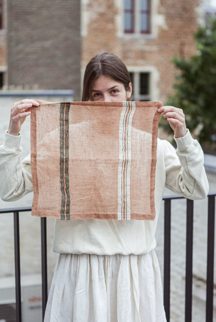 SS25 - Libeco - Mojave Napkin | 2pc Set | Stripe - lifestyle 4