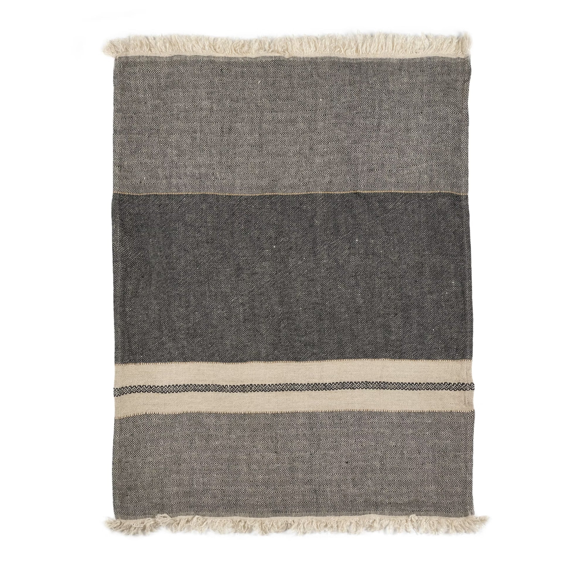 Libeco The Belgian Towel, Small Fouta in Tack Stripe