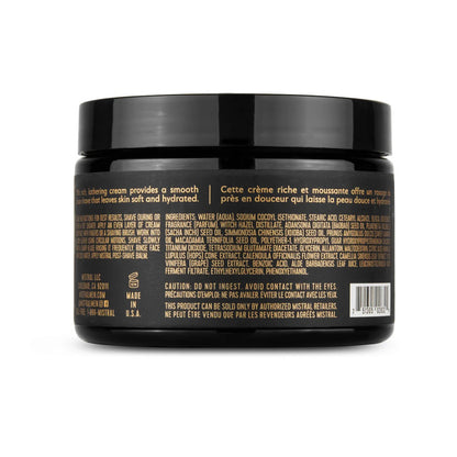 SS25 - MISTRAL - Shave Cream 9oz - Bourbon Vanilla 4