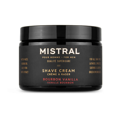 SS25 - MISTRAL - Shave Cream 9oz - Bourbon Vanilla 2