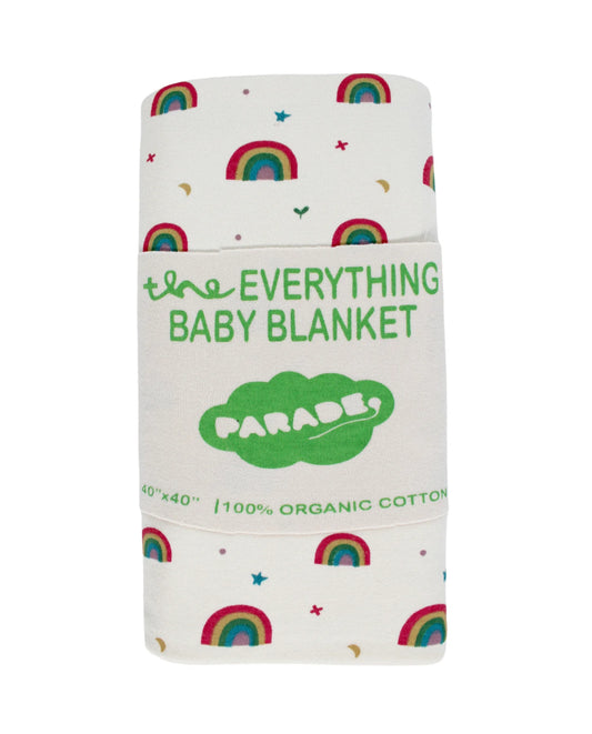 SS25 - Parade Organic - Organic Blanket Baby Blanket in Rainbows