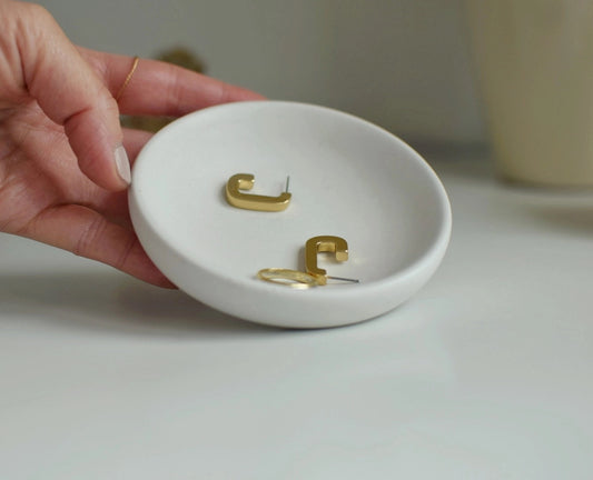 SS25 - Planet Y - Round Jewelry Tray | White - display 1 