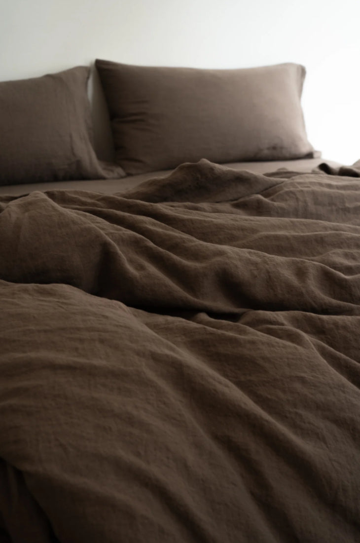 SS25 - Sömn - Duvet Cover | King | Chocolate 1 