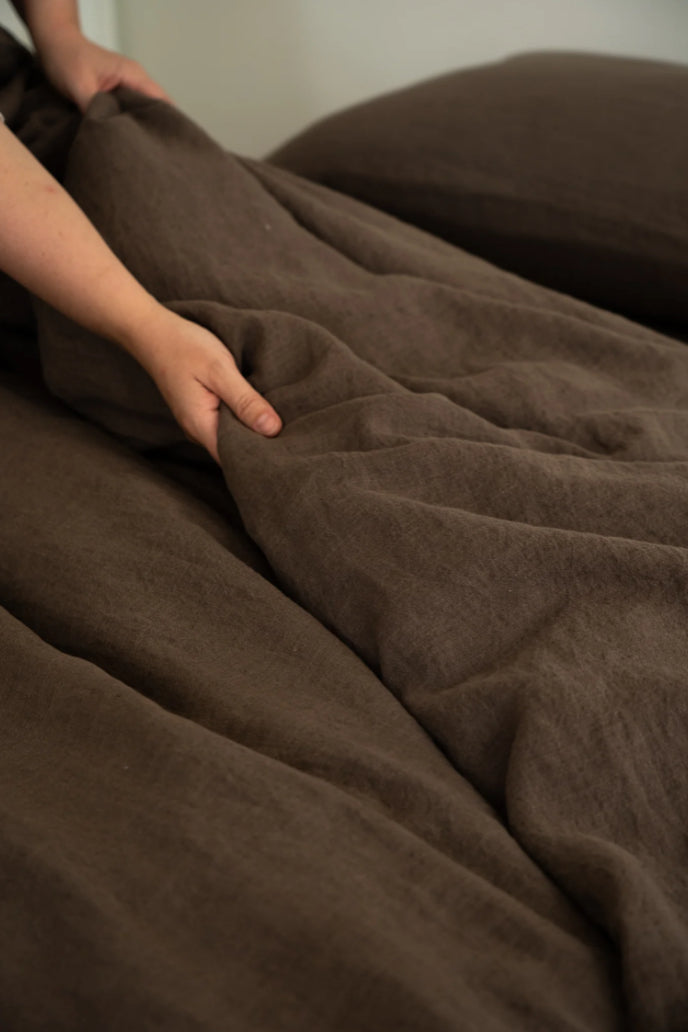 SS25 - Sömn - Duvet Cover | King | Chocolate 2