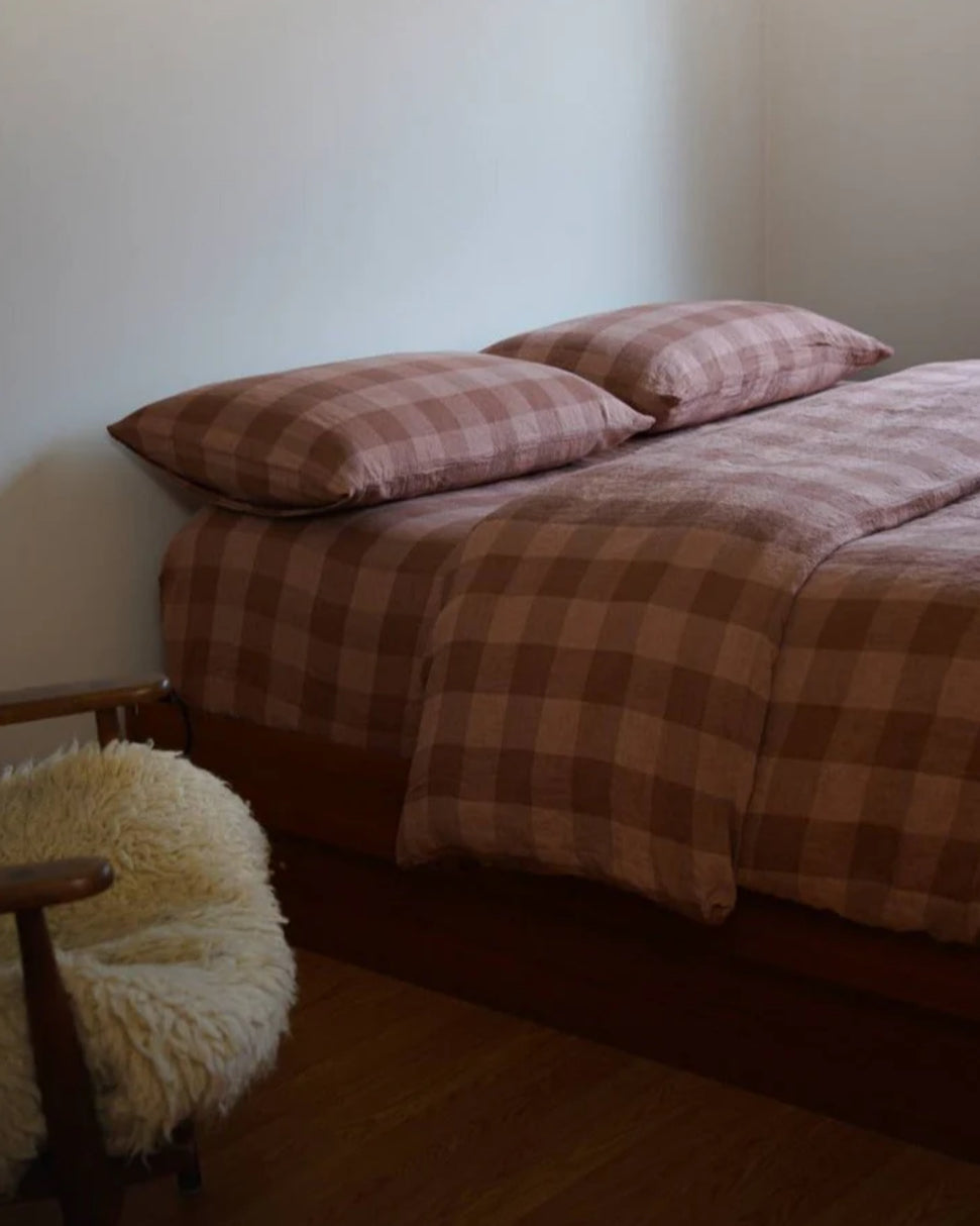 SS25 - Sömn - Duvet Cover Queen | Kidney Gingham 1 
