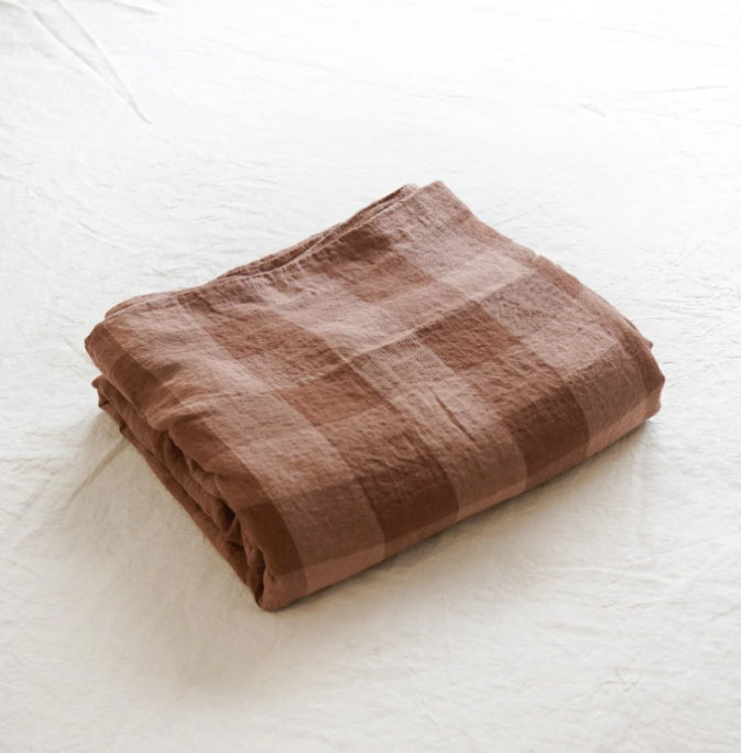 SS25 - Sömn - Duvet Cover Queen | Kidney Gingham 3