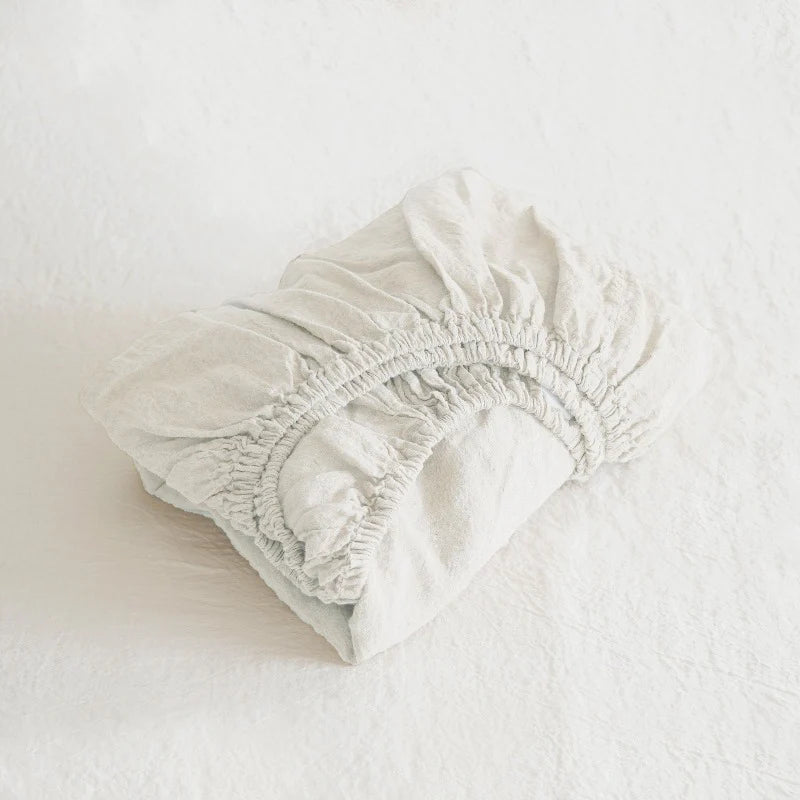 SS25 - Sömn - Fitted Sheet | Queen | Off White - folded sheet