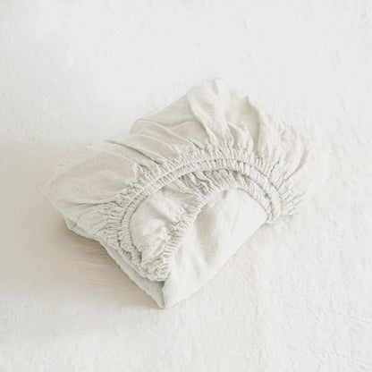 SS25 - Sömn - Fitted Sheet | Queen | Off White - folded sheet