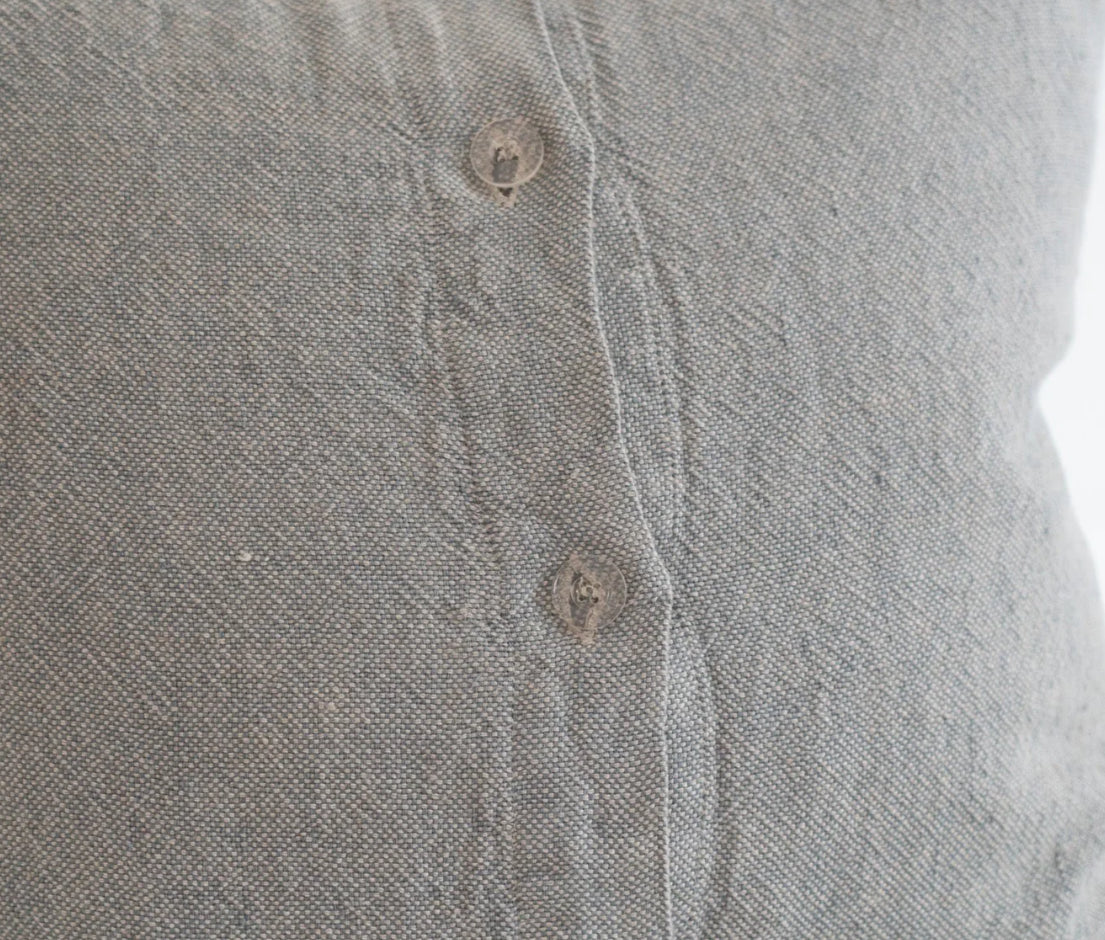 SS25 - Sömn - Harper Square Sham Cover | Ocean Teal - detail button 2 