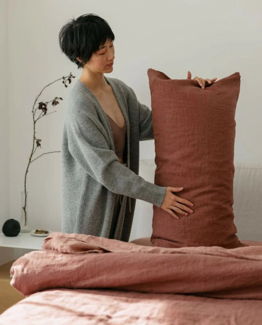 SS25 - Sömn - Pillowcase Set | Queen | Kidney Bean 1 
