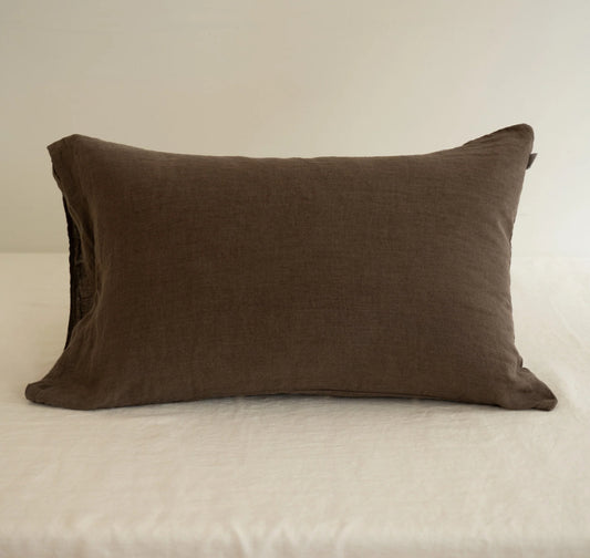 SS25 - Sömn - Rectangular Sham Cover | Chocolate 1