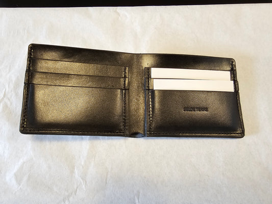 Bi-Fold Wallet | Black Leather