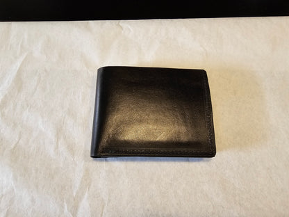 Bi-Fold Wallet | Black Leather