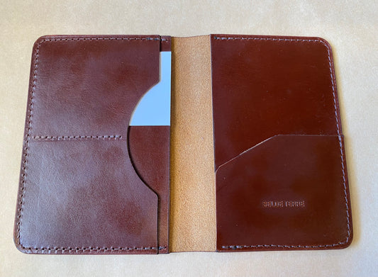 SS25 - Selde Terre - Passport Case | Brown Leather - inside 1 