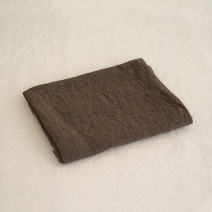 Somn linen pillowcases, Chocolate