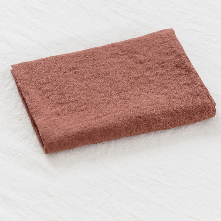 Somn linen pillowcases, Kidney Bean