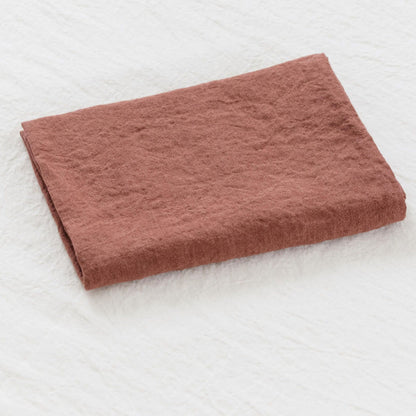 Somn linen pillowcases, Kidney Bean