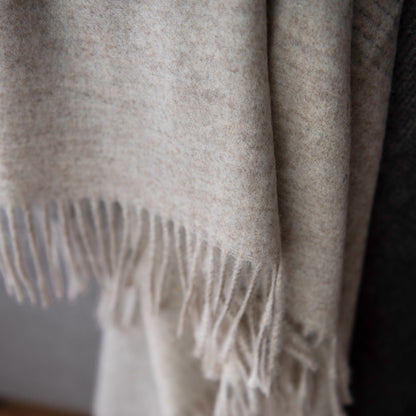 St Geneve Aria Throw in Crimini Fringe Detail