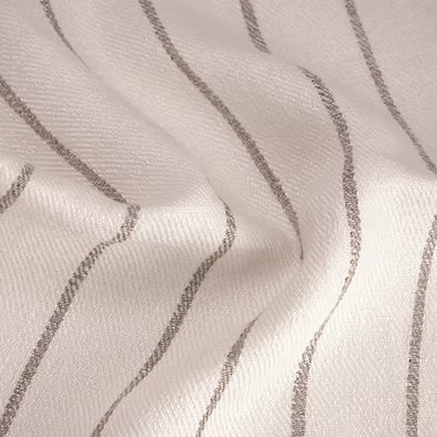St Geneve Forte Linen Towel, Natural Stripe Swatch