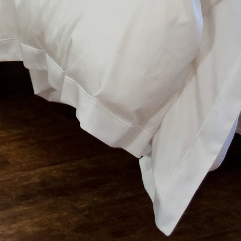 Closeup of St Geneve Grand Veneto Duvet Cover Detail
