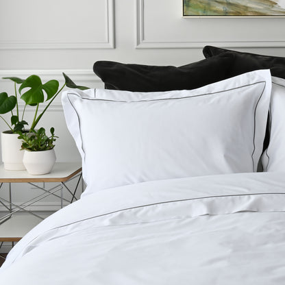 St Geneve Imperal Hotel Bedding Set in Charcoal