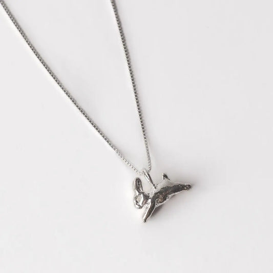 Bunny Charm Necklace | Sterling Silver
