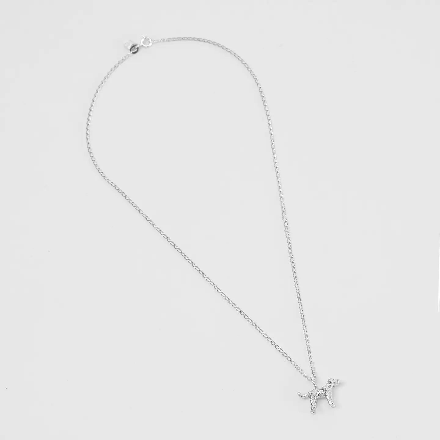 Dog Charm Necklace | Sterling Silver