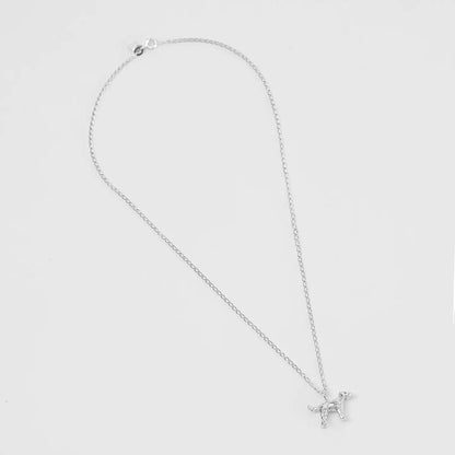 Dog Charm Necklace | Sterling Silver