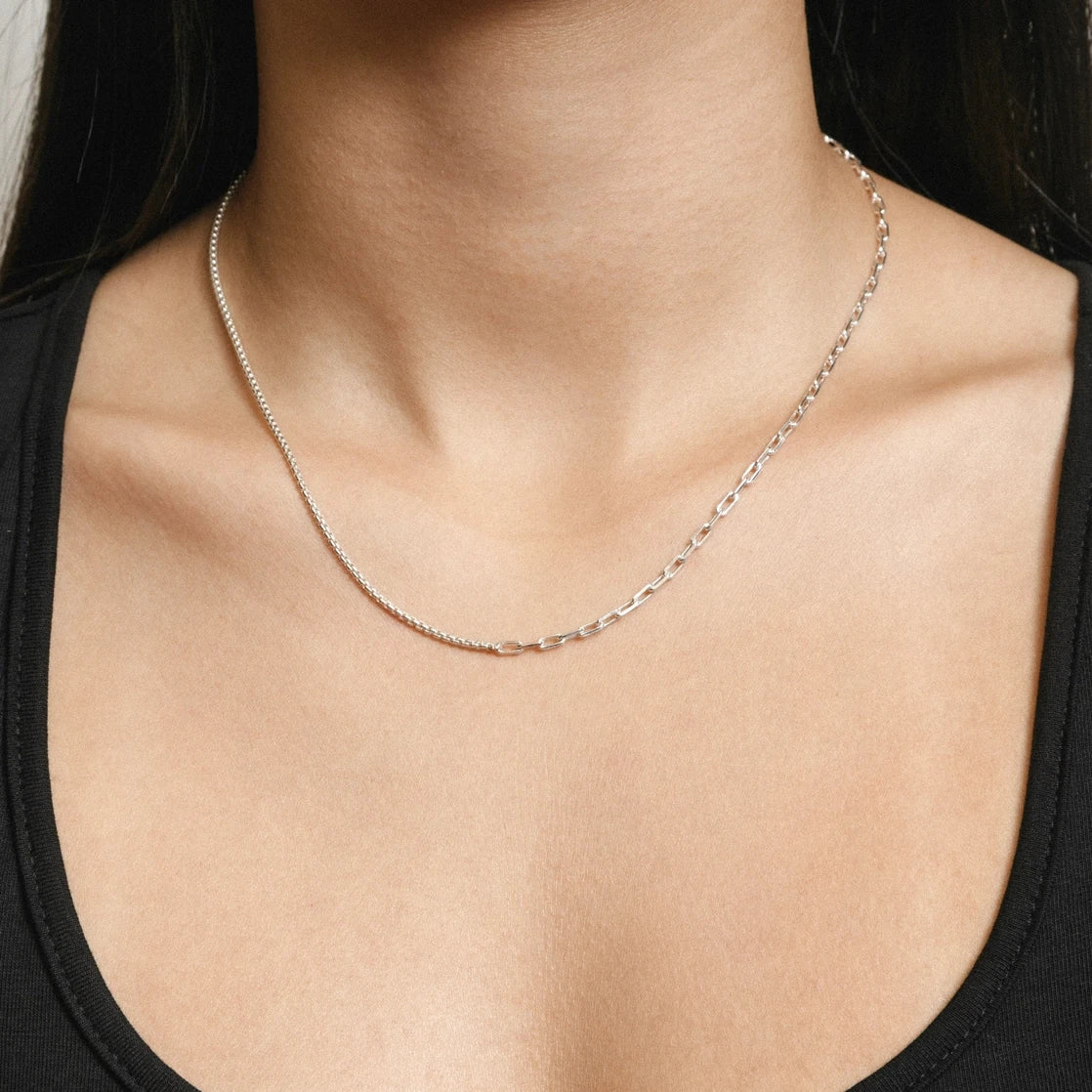 Elliot Necklace | 18" | Sterling Silver