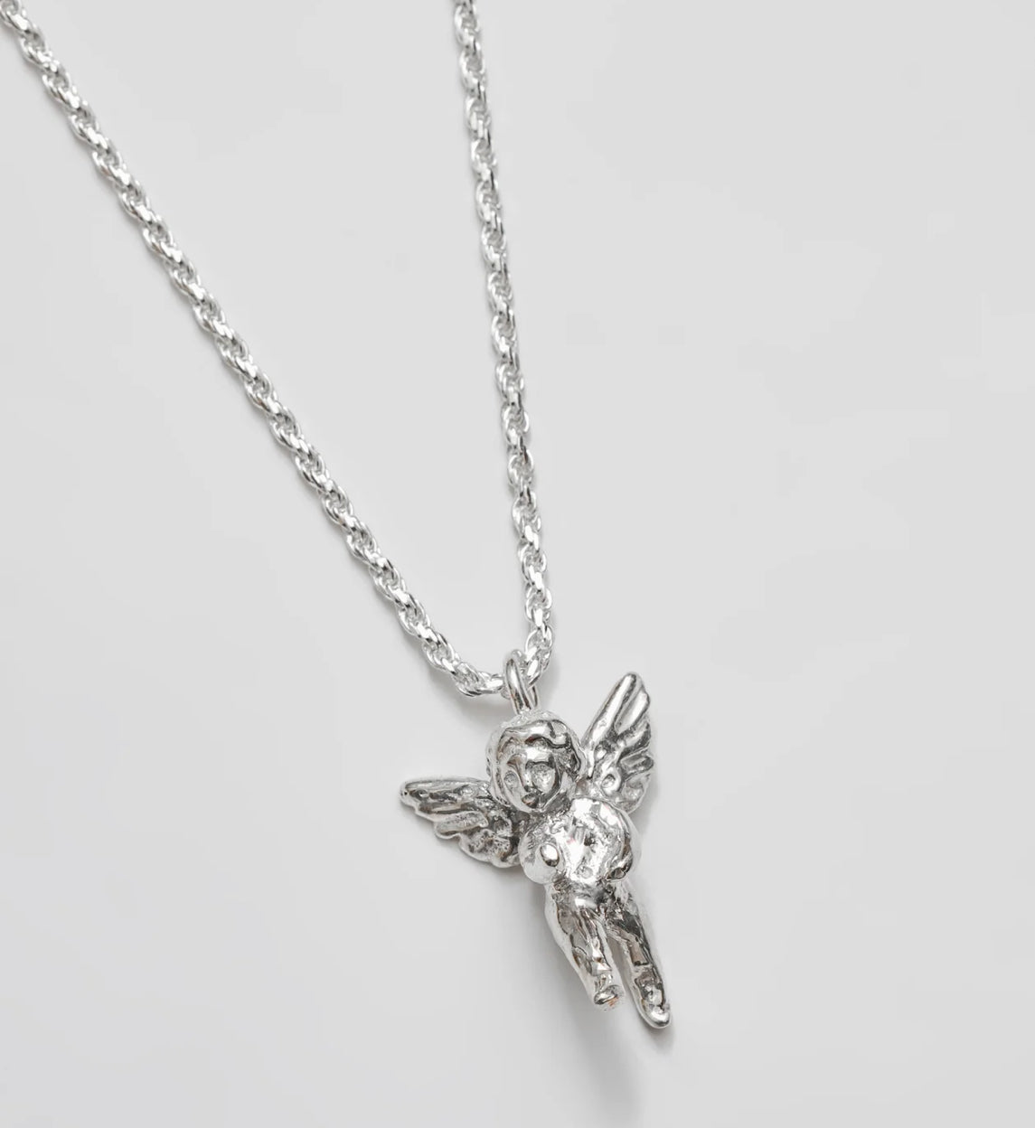 SS25 - Wolf Circus - Cherub Necklace | Sterling Silver - on display 1 