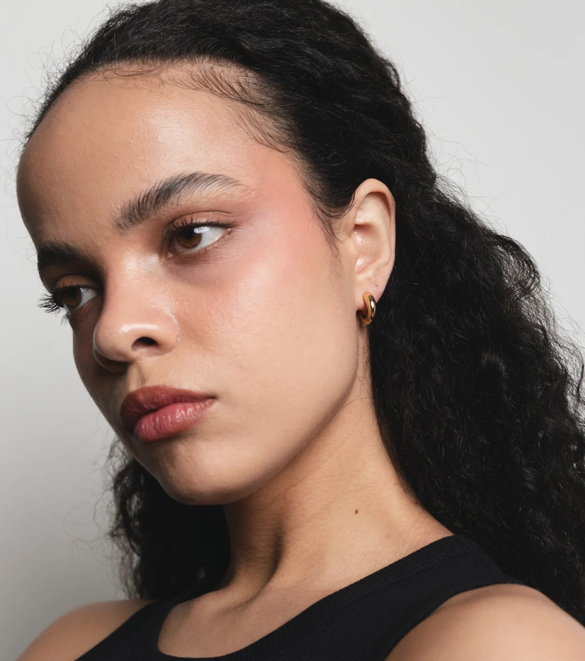 SS25 - Wolf Circus - Classic Hoops | Gold - on model 2 