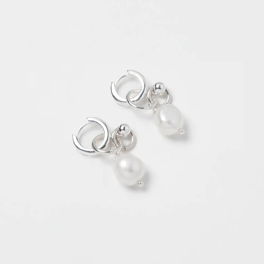SS25 - Wolf Circus - Maya Earrings | Sterling Silver with Pearl - on display 1 